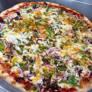 Beef (Steak) Taco Pizza