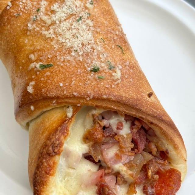 Meat Lovers Stromboli.