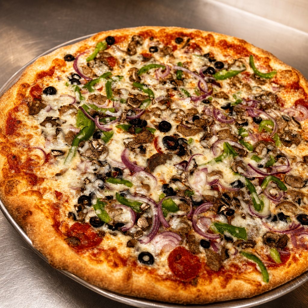 Deluxe Pizza.