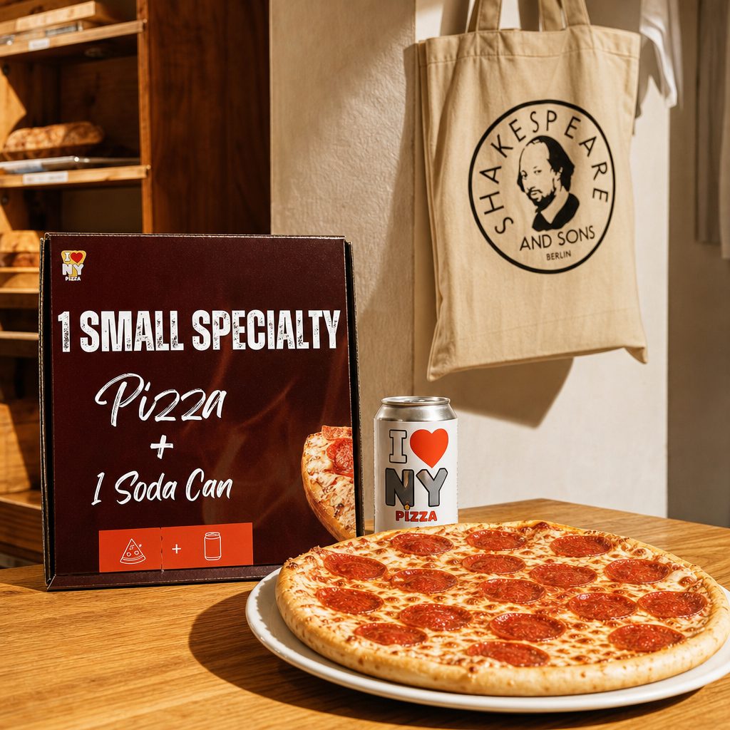 Personal Deal (1 Small Pizza, 1 Can Soda).