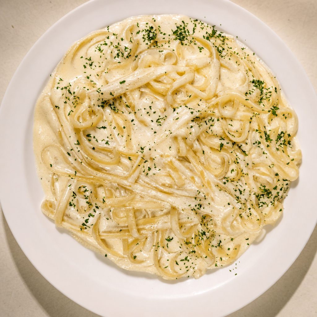 Fettuccini Alfredo.