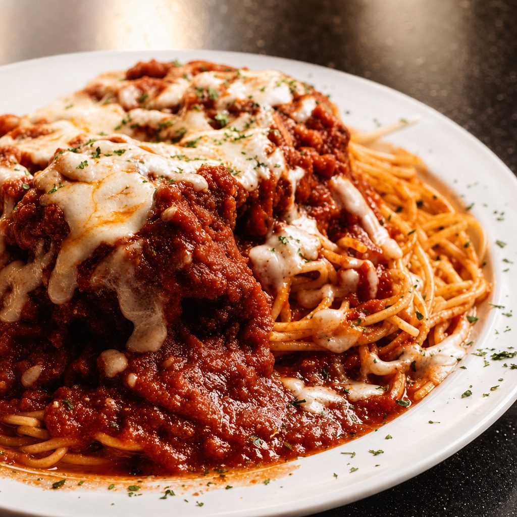 Chicken Parmigiana.