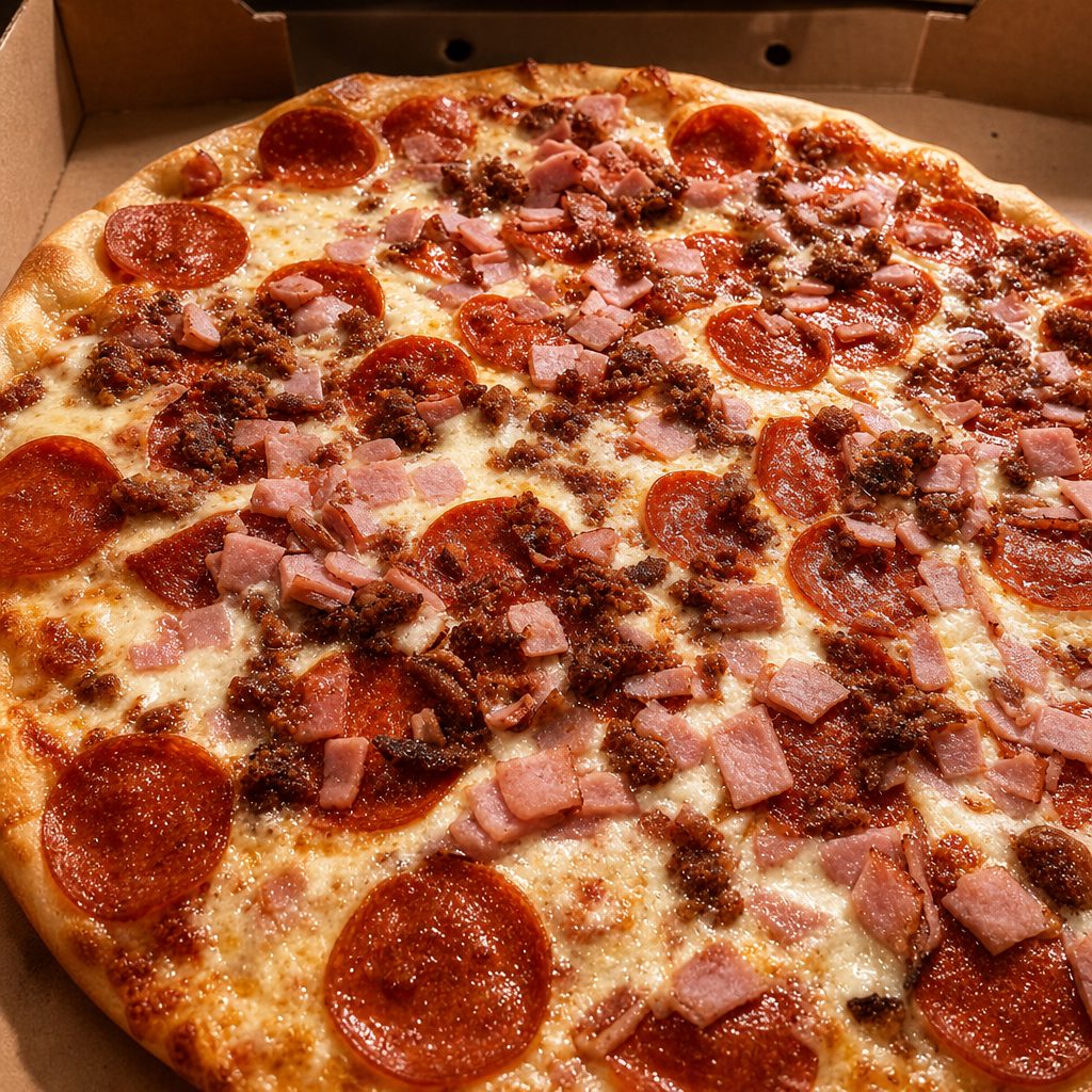 Meat Lovers Pizza.
