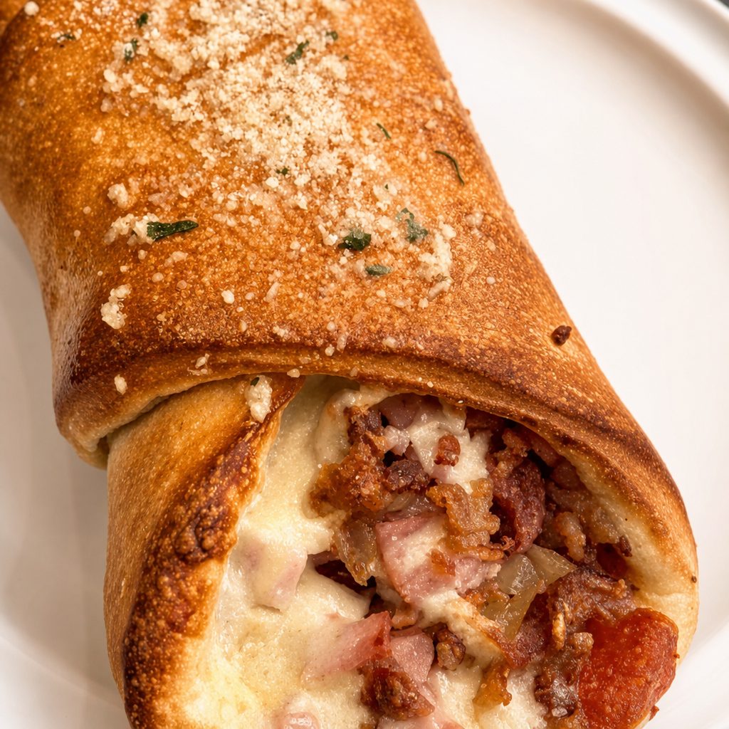 Meat Lovers Stromboli.