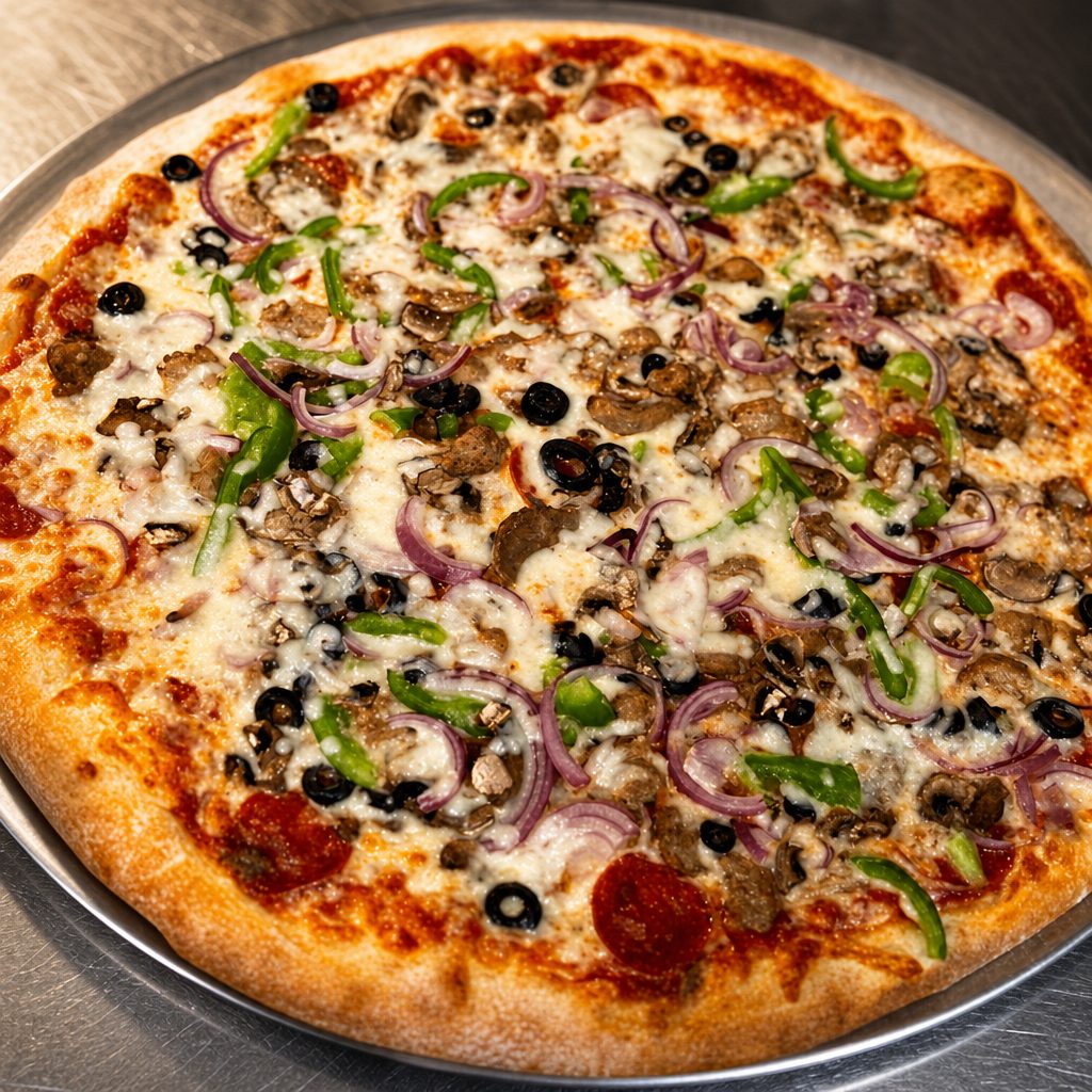 Deluxe Pizza.